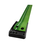 PGM Golf Mini Putting Mat Push Rod Trainer 3 m, senza fairway con ritorno automatico della palla, 3m, without Auto Ball Return Fairway