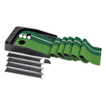 PGM Golf Mini Putting Mat Push Rod Trainer 3 m, con fairway con ritorno automatico della palla, 3m, with Auto Ball Return Fairway