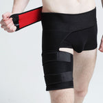 2 pezzi Sport all'aria aperta Corsa Alpinismo Anti-affaticamento muscolare Protezione dell'anca Manica della coscia Arrampicata Equipaggiamento protettivo, Thigh Sleeve Climbing Protective Gear