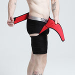 2 pezzi Sport all'aria aperta Corsa Alpinismo Anti-affaticamento muscolare Protezione dell'anca Manica della coscia Arrampicata Equipaggiamento protettivo, Thigh Sleeve Climbing Protective Gear