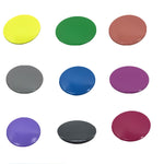 1 paio di dischi scorrevoli per esercizi di fitness da 17,8 cm, allenamento per addominali, dischi scorrevoli, Round Shape, Triangle Shape