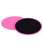 1 paio di dischi scorrevoli per esercizi di fitness da 17,8 cm, allenamento per addominali, dischi scorrevoli, Round Shape, Triangle Shape
