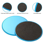 1 paio di dischi scorrevoli per esercizi di fitness da 17,8 cm, allenamento per addominali, dischi scorrevoli, Round Shape, Triangle Shape