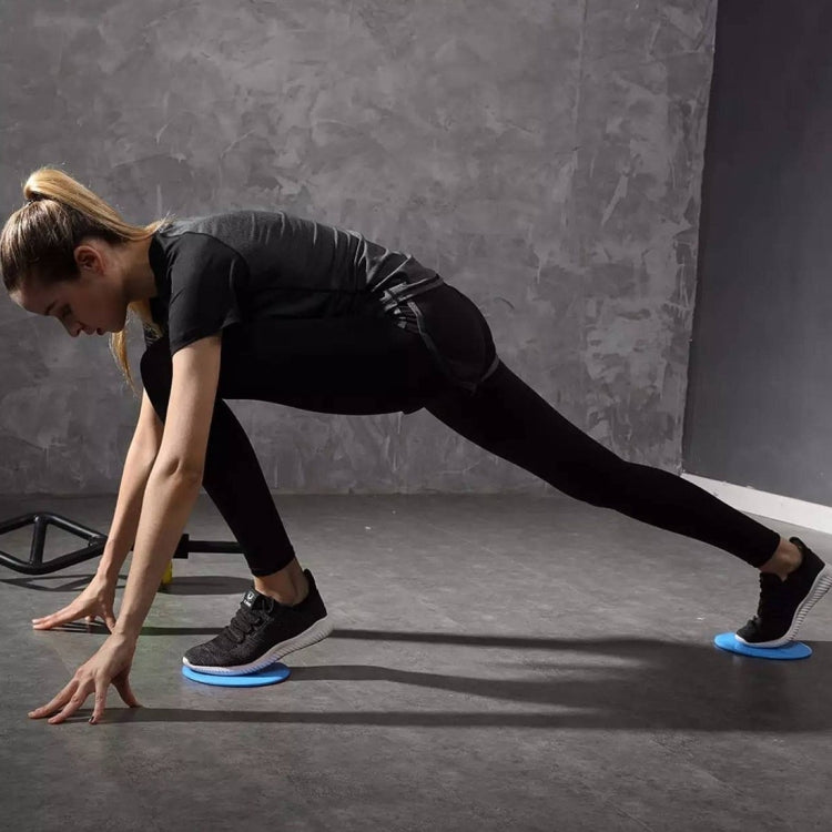 1 paio di dischi scorrevoli per esercizi di fitness da 17,8 cm, allenamento per addominali, dischi scorrevoli, Round Shape, Triangle Shape