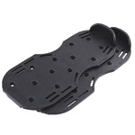 Attrezzi da giardino per prato da giardino, scarificatore per erba, scarpe chiodate con 8 fibbie in metallo, With 8 Metal Buckles (Black), With 8 Metal Buckles (Green)