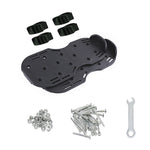Attrezzi da giardino per prato da giardino, scarificatore per erba, scarpe chiodate con 4 fibbie in plastica, With 4 Plastic Buckles (Black), With 4 Plastic Buckles (Green)