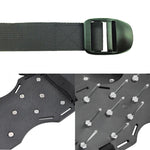 Attrezzi da giardino per prato da giardino, scarificatore per erba, scarpe chiodate con 4 fibbie in plastica, With 4 Plastic Buckles (Black), With 4 Plastic Buckles (Green)