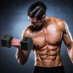 Manubri esagonali fitness per colla domestica da 10 kg, 10KG