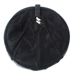 Stoviglie pieghevoli da campeggio per picnic, verdure, frutta, rete secca, rete sospesa per asciugapiatti (nero), Round drying net