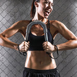 Dispositivo per l'allenamento dei muscoli della forza delle braccia con impugnature a molla da 20 kg + set di protezioni per le mani, 20kg