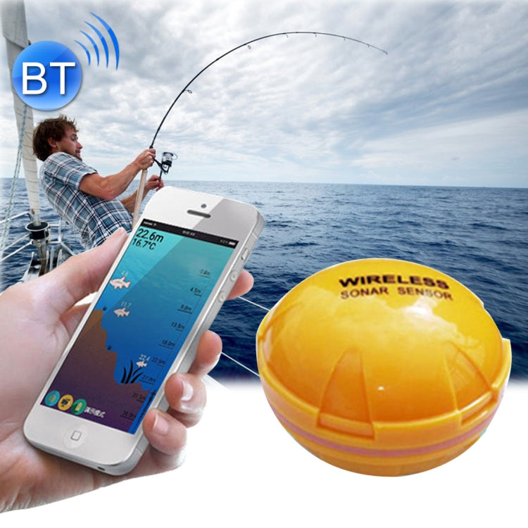 Rilevatore di pesci Bluetooth con sonar 125KHz portata 0,6-36 m