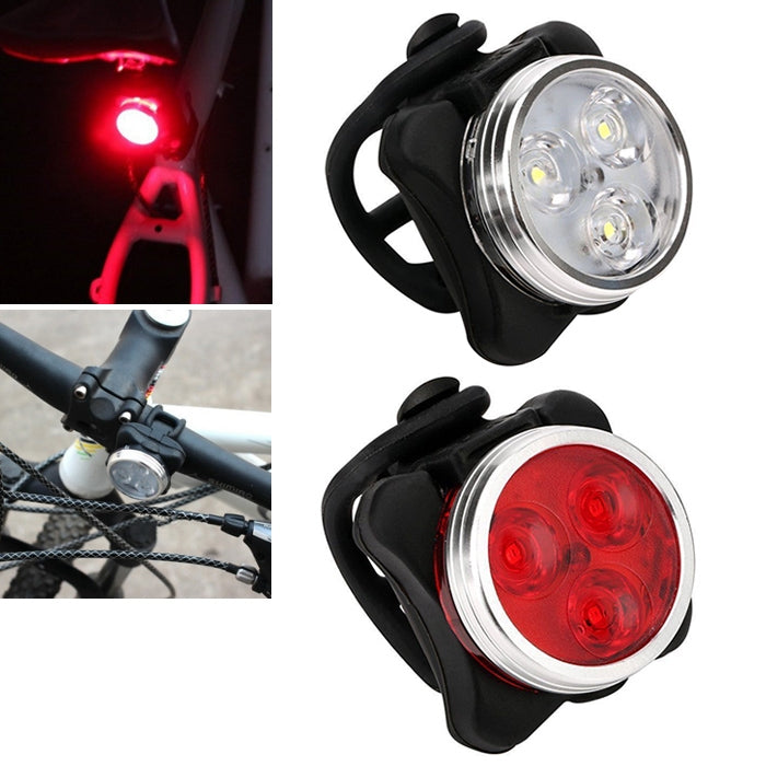 2 pezzi BG-1901 altoparlante di ricarica USB per bicicletta lampada frontale attrezzatura ciclistica multifunzione, HJ-03050LM
