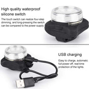 2 pezzi BG-1901 altoparlante di ricarica USB per bicicletta lampada frontale attrezzatura ciclistica multifunzione, HJ-03050LM