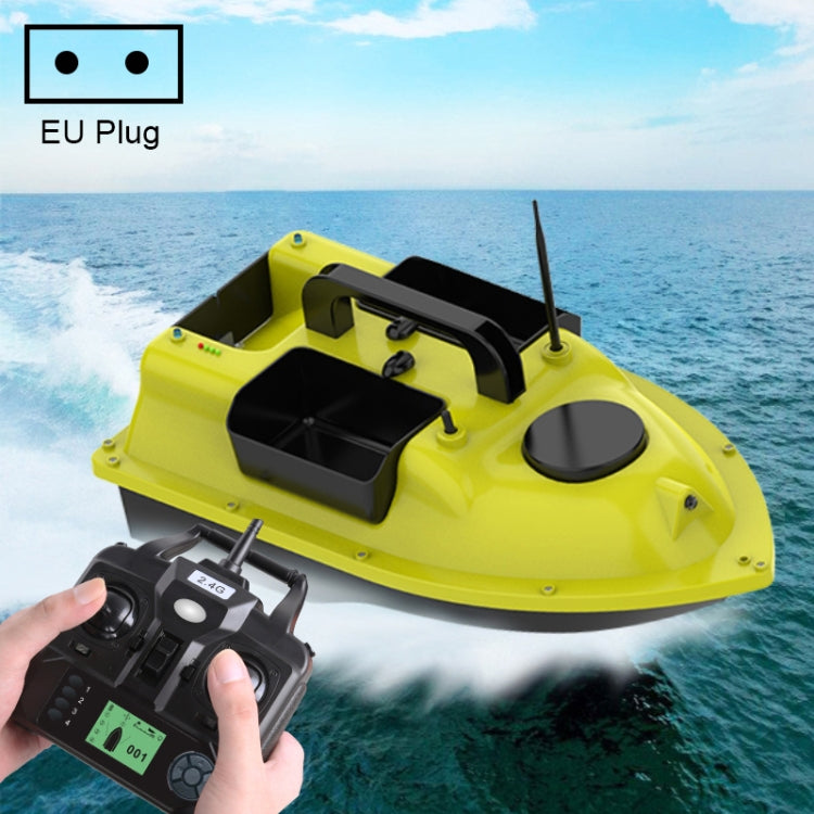 D18B GPS Outdoor Doppi motori Barca da pesca con esca con 3 contenitori per esche, spina americana, D18B GPS (EU Plug), D18B GPS (US Plug)