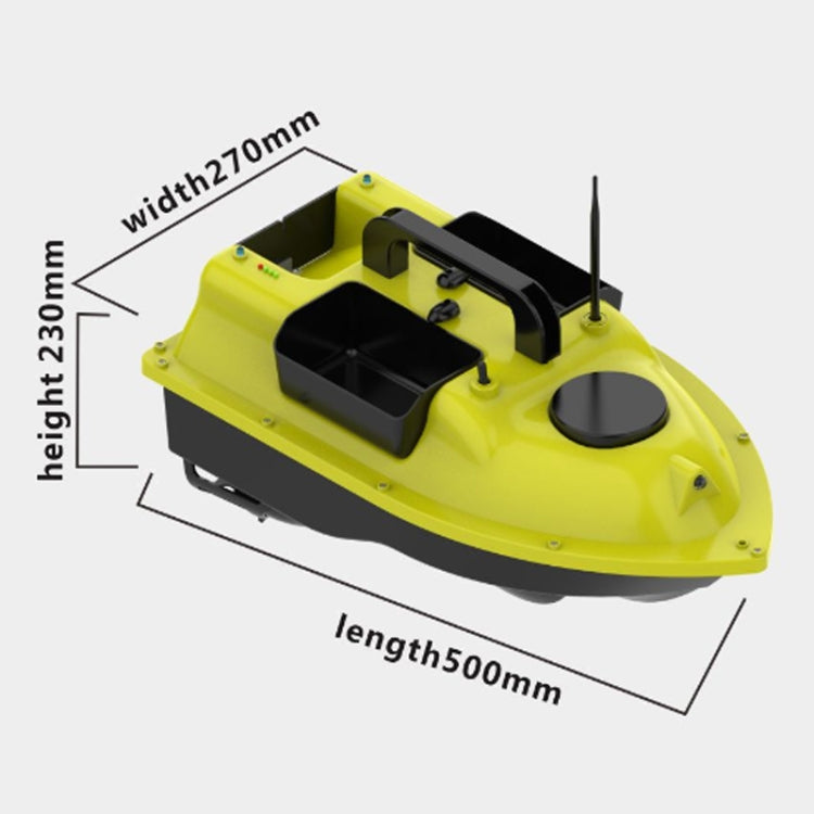 D18B GPS Outdoor Doppi motori Barca da pesca con esca con 3 contenitori per esche, spina americana, D18B GPS (EU Plug), D18B GPS (US Plug)