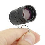 Mini telescopio tascabile in miniatura da 2,5x17,5 mm con fibbia per le dita, 2.5x17.5 Black, 2.5x17.5 Gold