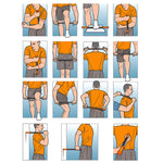 M2 Attrezzo per rilassamento muscolare multifunzionale, bastone per massaggio, asta per rullo fitness, M2 (Purple), M2 (Mint Green), M2 (Blue), M2 (Orange), M2 (Black)