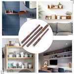 Chiodi invisibili per paratia da scaffale per scaffali a muro con perni nascosti da 10 pezzi, 14x140 mm, 14x140mm