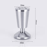 5 piedini per armadio a tazza regolabili in acciaio inossidabile ispessito, 100 mm, 100mm