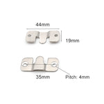 Fissaggio per specchio con codice per appendere cornici in acciaio inossidabile da 30 pezzi, misura: S, S 30 PCS