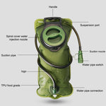Borsa per acqua potabile per sport all'aria aperta AOTU AT6602 2L TPU, AOTU AT6602 2L
