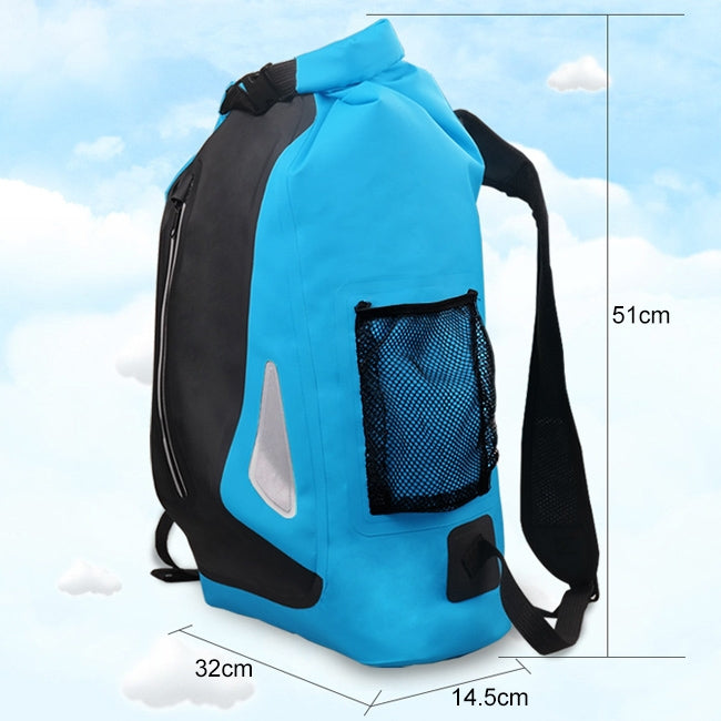 Borsa a tracolla doppia impermeabile impermeabile per esterni Borsa a sacco in PVC a sacco asciutto, capacità: 25 litri