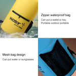 Borsa a tracolla doppia impermeabile impermeabile per esterni Borsa a sacco in PVC a sacco asciutto, capacità: 10 litri, 10L