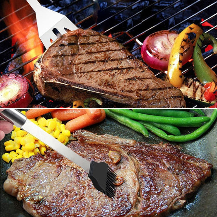 Set di stoviglie da esterno 5 in 1 Set di utensili da picnic per barbecue da campeggio, 5 in 1