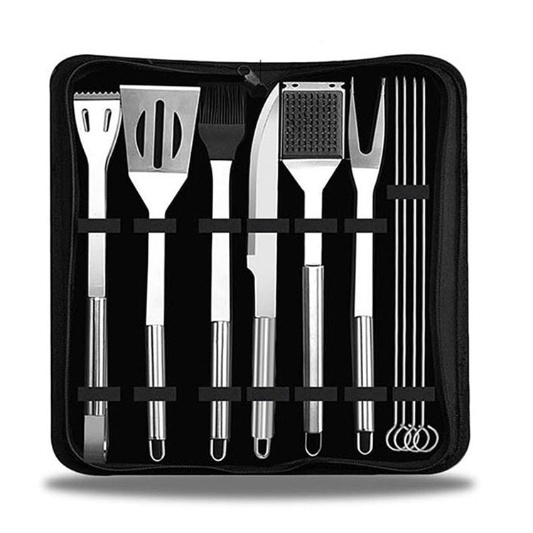Set di stoviglie da esterno 10 in 1 Set di utensili da picnic per barbecue da campeggio, 10 in 1