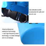 Borsa impermeabile per esterni Borsa a barilotto in PVC con sacco asciutto, capacità: 2 litri, Capacity: 2L (Black), Capacity: 2L (Dark Blue), Capacity: 2L (Orange), Capacity: 2L (Pink), Capacity: 2L (Green), Capacity: 2L (Sky Blue), Capacity: 2L (Yellow)