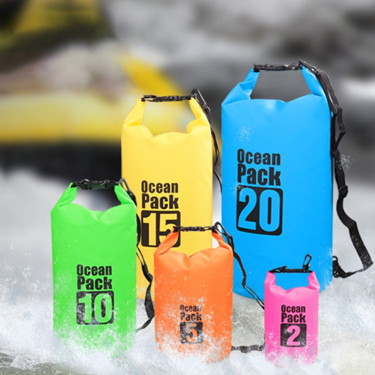 Borsa impermeabile per esterni Borsa a barilotto in PVC con sacco asciutto, capacità: 2 litri, Capacity: 2L (Black), Capacity: 2L (Dark Blue), Capacity: 2L (Orange), Capacity: 2L (Pink), Capacity: 2L (Green), Capacity: 2L (Sky Blue), Capacity: 2L (Yellow)