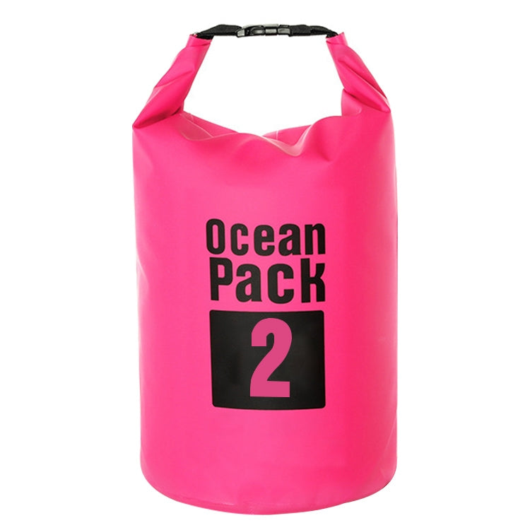 Borsa impermeabile per esterni Borsa a barilotto in PVC con sacco asciutto, capacità: 2 litri, Capacity: 2L (Pink), Capacity: 2L (Green), Capacity: 2L (Sky Blue), Capacity: 2L (Yellow), Capacity: 2L (Black), Capacity: 2L (Dark Blue), Capacity: 2L (Orange)