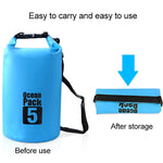 Borsa a tracolla singola impermeabile per esterni Borsa a barile in PVC con sacco asciutto, capacità: 3 litri, Capacity: 3L (Black), Capacity: 3L (Dark Blue), Capacity: 3L (Orange), Capacity: 3L (Pink), Capacity: 3L (Green), Capacity: 3L (Sky Blue)    ...