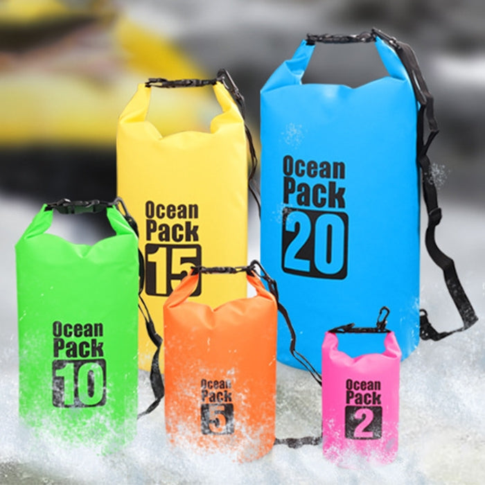 Borsa a tracolla singola impermeabile per esterni Borsa a barile in PVC con sacco asciutto, capacità: 3 litri, Capacity: 3L (Black), Capacity: 3L (Dark Blue), Capacity: 3L (Orange), Capacity: 3L (Pink), Capacity: 3L (Green), Capacity: 3L (Sky Blue)    ...