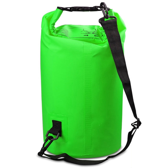 Borsa a tracolla singola impermeabile per esterni Borsa a barile in PVC con sacco asciutto, capacità: 5 litri, Capacity: 5L (Black), Capacity: 5L (Dark Blue), Capacity: 5L (Orange), Capacity: 5L (Pink), Capacity: 5L (Green), Capacity: 5L (Sky Blue)    ...