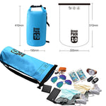 Borsa a tracolla singola impermeabile per esterni Borsa a barile in PVC con sacco asciutto, capacità: 10 litri, Capacity: 10L (Pink), Capacity: 10L (Black), Capacity: 10L (Dark Blue), Capacity: 10L (Orange), Capacity: 10L (Green), Capacity: 10L (Sky Bl...