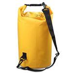 Borsa a tracolla doppia impermeabile per esterni Borsa a botte in PVC con sacco asciutto, capacità: 20 litri, Capacity: 20L (Black), Capacity: 20L (Dark Blue), Capacity: 20L (Orange), Capacity: 20L (Pink), Capacity: 20L (Green), Capacity: 20L (Sky Blue...