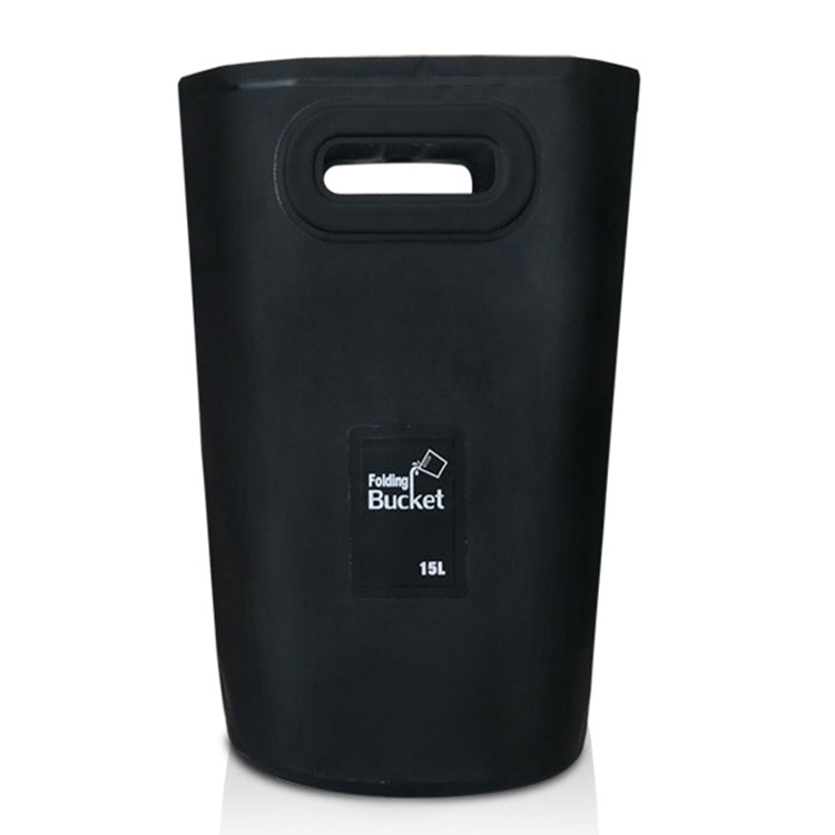 Secchio pieghevole in PVC per lavandino pieghevole portatile da esterno, capacità: 15 litri, 15L Black, 15L Dark Blue, 15L Orange, 15L Green, 15L Rose Red, 15L Sky Blue, 15L Yellow