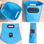 Secchio pieghevole in PVC per lavandino pieghevole portatile da esterno, capacità: 15 litri, 15L Black, 15L Dark Blue, 15L Orange, 15L Green, 15L Rose Red, 15L Sky Blue, 15L Yellow