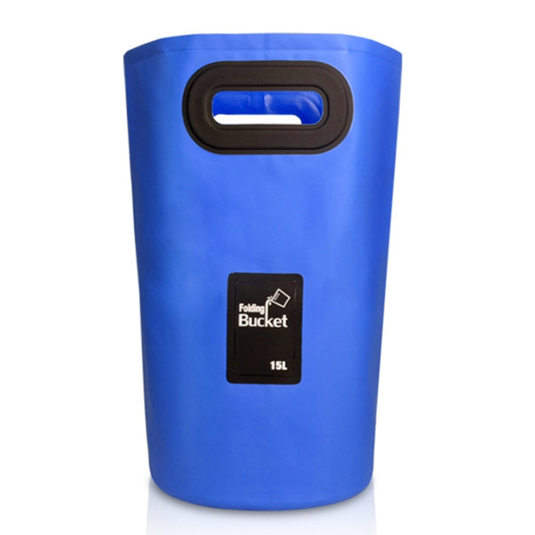 Secchio pieghevole in PVC per lavandino pieghevole portatile da esterno, capacità: 15 litri, 15L Black, 15L Dark Blue, 15L Orange, 15L Green, 15L Rose Red, 15L Sky Blue, 15L Yellow