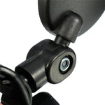 Specchio riflettente retrovisore in silicone a sgancio rapido per mountain bike con rotazione a 360 gradi, Rearview Reflector Mirror