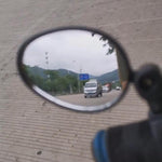 Specchio riflettente retrovisore in silicone a sgancio rapido per mountain bike con rotazione a 360 gradi, Rearview Reflector Mirror