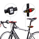 Luce posteriore per bicicletta, telecomando wireless intelligente, indicatore di direzione, USB Rechargeable