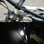 Lampada COB Bead 160LM Luce bianca Ricarica USB Set faro/fanale posteriore per bicicletta impermeabile a quattro velocità, White Light