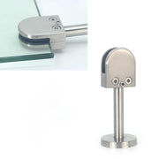Clip di fissaggio per asta di supporto per bocca di pesce in vetro in acciaio inossidabile 201 con asta da 14x100 mm, specifica: M, M, with 14x100mm Rod