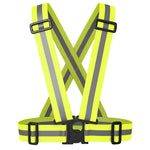Gilet di sicurezza riflettente per la corsa notturna (verde neon), Night Riding Vest