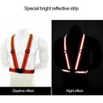 Gilet di sicurezza riflettente per la corsa notturna (verde neon), Night Riding Vest