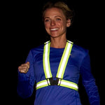 Gilet di sicurezza riflettente per la corsa notturna (verde neon), Night Riding Vest