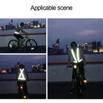 Gilet di sicurezza riflettente per la corsa notturna (verde neon), Night Riding Vest