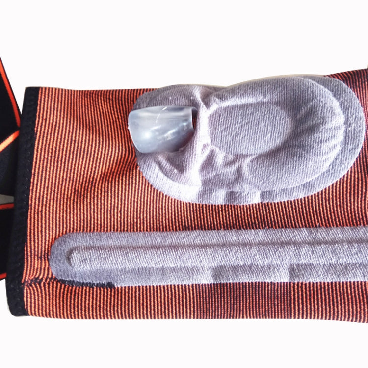Protezioni sportive di supporto per ginocchio in silicone antiscivolo antiurto ad alta elasticità con striscia di pressione Dimensioni: L, L